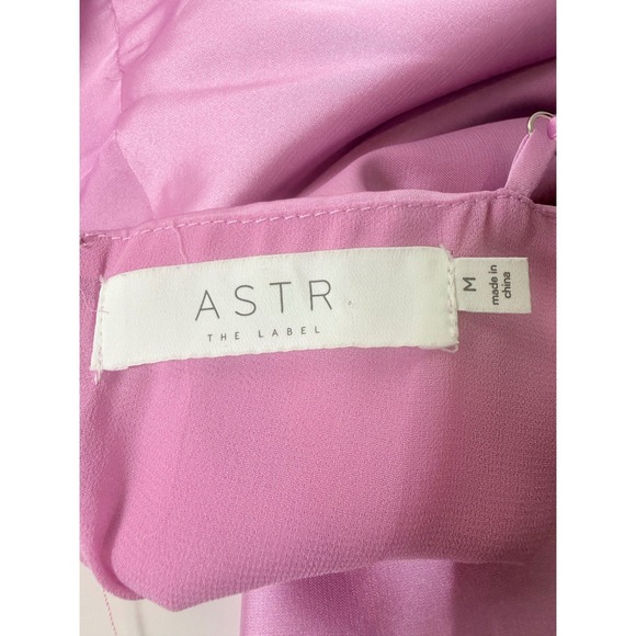 ASTR The Label Satin Mini Dress Women Sz M Orchid Pink Fairycore, Coquette - Picture 7 of 9